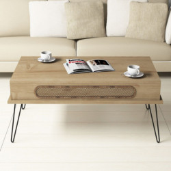 Mesa de centro Ekol roble Practica Hogar