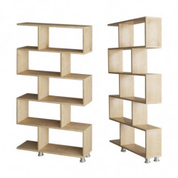 Librería Nilüfer roble Practica Hogar