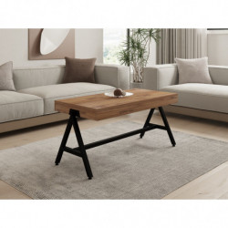Mesa de centro Room pino atlántico negro Practica Hogar