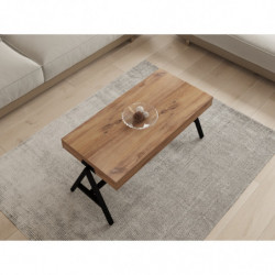 Mesa de centro Room pino atlántico negro Practica Hogar