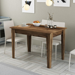 Mesa de cocina Kiev 507-nogal Practica Hogar
