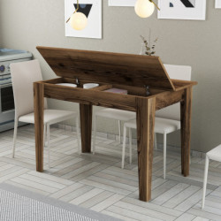 Mesa de cocina Kiev 507-nogal Practica Hogar