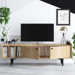 Mueble TV Alya roble zafiro Practica Hogar