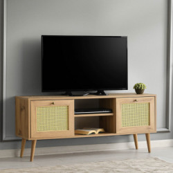 Mueble TV Letoon 140 roble Practica Hogar