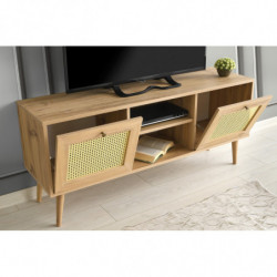 Mueble TV Letoon 140 roble Practica Hogar
