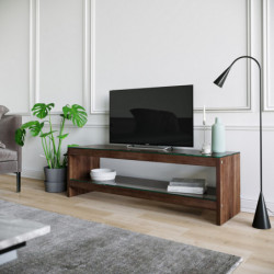 Mueble TV TV300 nogal Practica Hogar