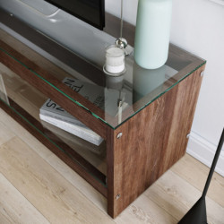Mueble TV TV300 nogal Practica Hogar