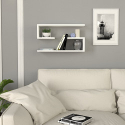 Estante de pared Jenika blanco Practica Hogar