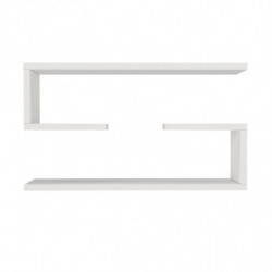 Estante de pared Jenika blanco Practica Hogar