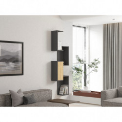 Estante de pared Esta roble antracita Practica Hogar