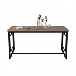 Mesa comedor Alin negro nogal Practica Hogar