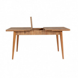 Set mesa comedor extensible y sillas (4 piezas) Vina 0900 pino atlántico Practica Hogar