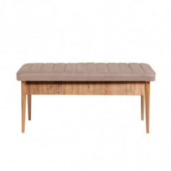 Set mesa comedor extensible y sillas (4 piezas) Vina 0900 pino atlántico Practica Hogar