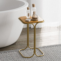 Mesa de centro Shb-001-C Oro Natural Practica Hogar