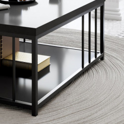 Mesa de centro Zenn antracita negro Practica Hogar