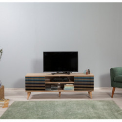 Mueble TV Truva-222 sonoma roble Practica Hogar