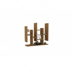 Estante de pared Flower nogal Practica Hogar