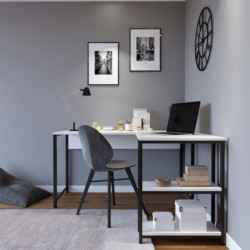 Escritorio de estudio Massası L210 blanco Practica Hogar