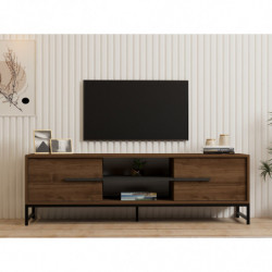 Mueble TV Mono nogal Practica Hogar
