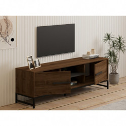 Mueble TV Mono nogal Practica Hogar