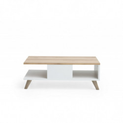 Mesa de centro SUMER O2040 roble blanco Practica Hogar