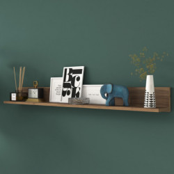 Estante de pared E5-226 nogal Practica Hogar