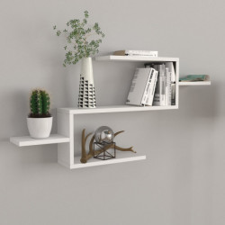 Librería Twist blanco Practica Hogar