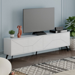 Mueble TV Dune blanco Practica Hogar