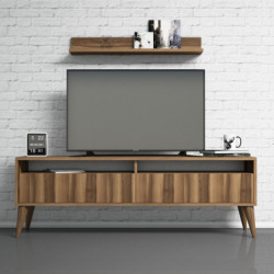 Conjunto de muebles de salón Best nogal Practica Hogar