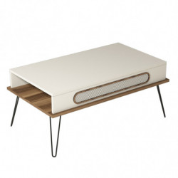 Mesa de centro Ekol crema Practica Hogar