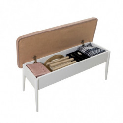 Set mesa comedor extensible y sillas (5 piezas) Vina piedra blanco Practica Hogar