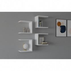 Estante de pared Base blanco Practica Hogar