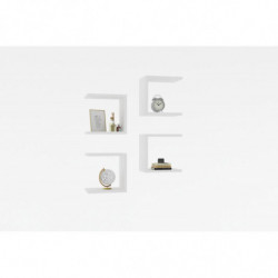 Estante de pared Base blanco Practica Hogar