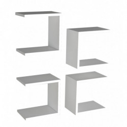 Estante de pared Base blanco Practica Hogar