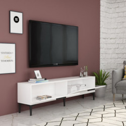 Mueble TV inel Blanco Practica Hogar