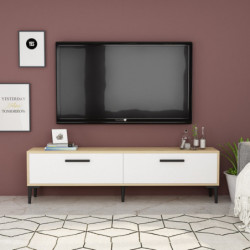 Mueble TV inel Zafiro Blanco Practica Hogar
