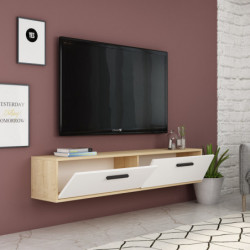 Mueble TV inel Zafiro Blanco Practica Hogar