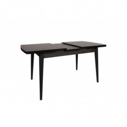 Mesa de comedor extensible inci 1143 negro Practica Hogar