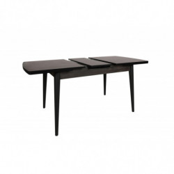 Mesa de comedor extensible inci 1143 negro Practica Hogar