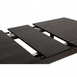 Mesa de comedor extensible inci 1143 negro Practica Hogar