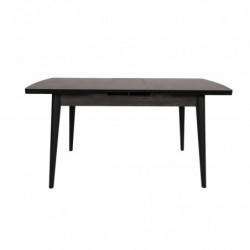 Mesa de comedor extensible inci 1143 negro Practica Hogar