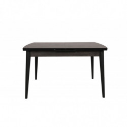 Mesa de comedor extensible inci 1143 negro Practica Hogar