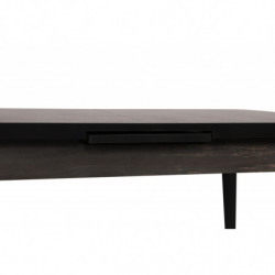 Mesa de comedor extensible inci 1143 negro Practica Hogar