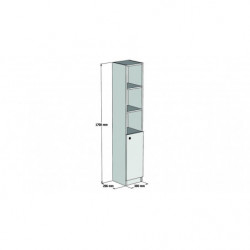 Mueble de baño Trend blanco Practica Hogar