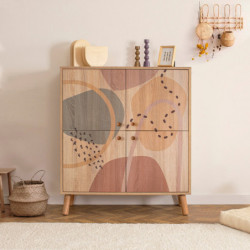 Mueble auxiliar Multilüx Form multicolor Practica Hogar