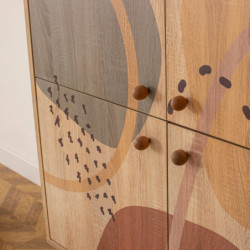 Mueble auxiliar Multilüx Form multicolor Practica Hogar