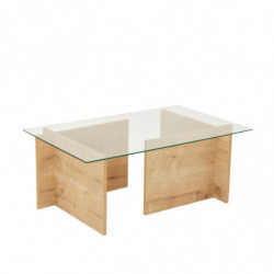 Mesa de centro Escape roble zafiro Practica Hogar