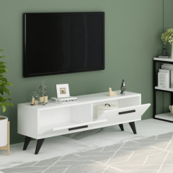 Mueble TV Melisa Blanco Practica Hogar