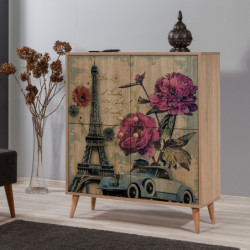 Mueble auxiliar Multilux-733 sonoma roble Practica Hogar