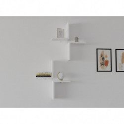 Estante de pared Face blanco Practica Hogar